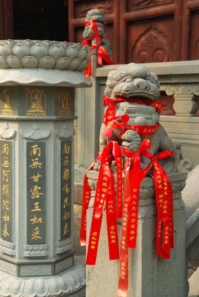 Beautiful traditional shrine in Shanghai